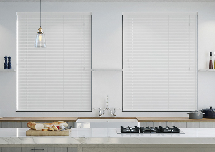 Ecowood, Brilliant White Satin - Venetian Blind - Image 6